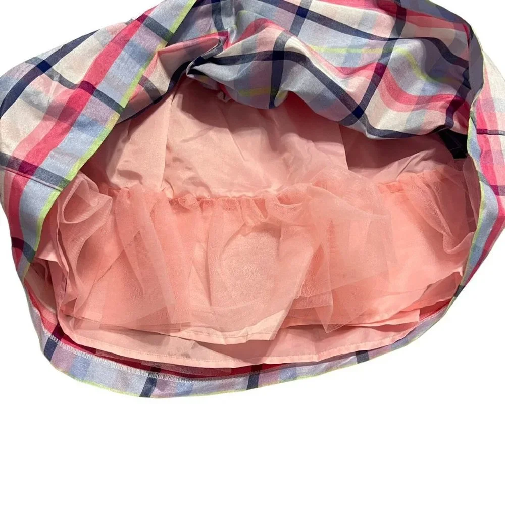 NEW Gymboree 12-18m Plaid Special Occasion Party Dress